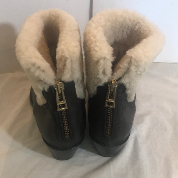 “ZADIG & VOLTAIRE” TEDDY Leather Ankle Boots. - Picture 16 of 16